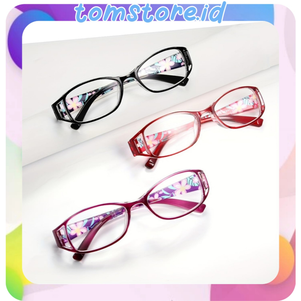 TOMSTORE Kacamata plus baca dan jalan original - Kacamata membaca wanita model lipat - kacamata plus