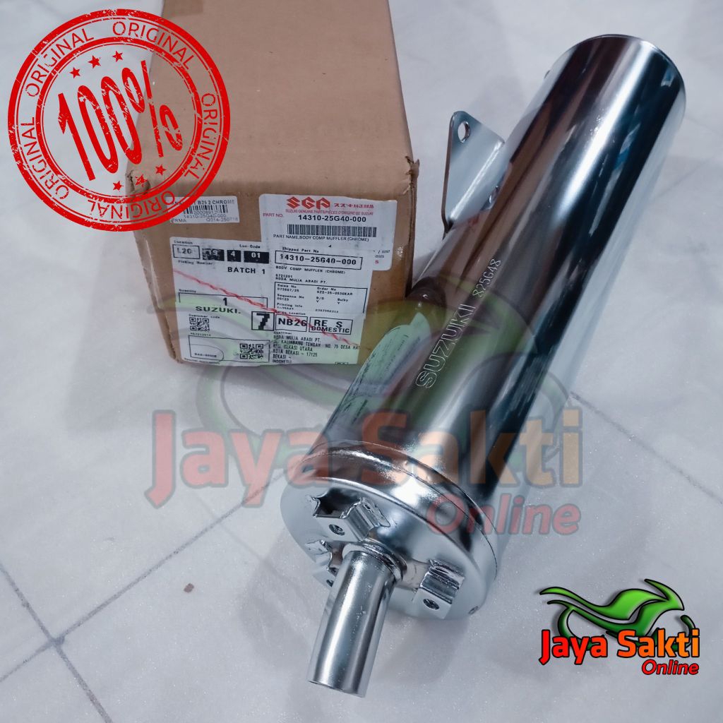 KNALPOT ONLY SATRIA FU 150 NEW 2012 KARBU ASLI SGP