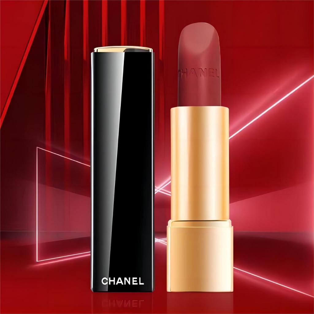Chanel Lipstick/Chanel Luminous Matte Lip balm Lip Colour 3.5gr/Chanel Rouge Allure Velvet Lipstik M