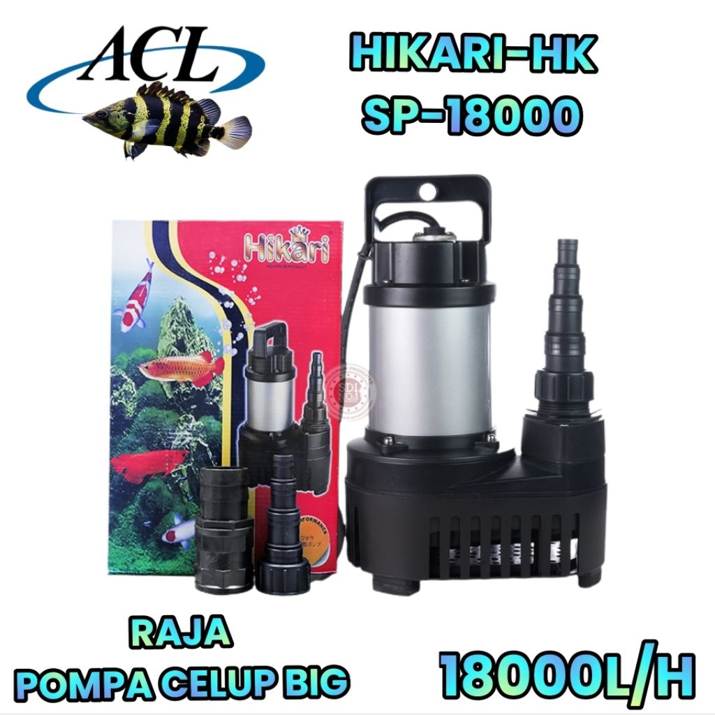POMPA CELUP AIR BIG HIKARI HK -SP 18000-22000-28000 POMPA KURAS AIR BESAR MESIN CELUP KOLAM BESAR