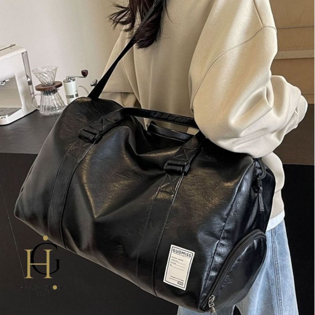 TAS GYM KULIT PRIA DAN WANITA UNISEX TAS TRAVELING TAS OLAHRAGA MURAH BERKUALITAS