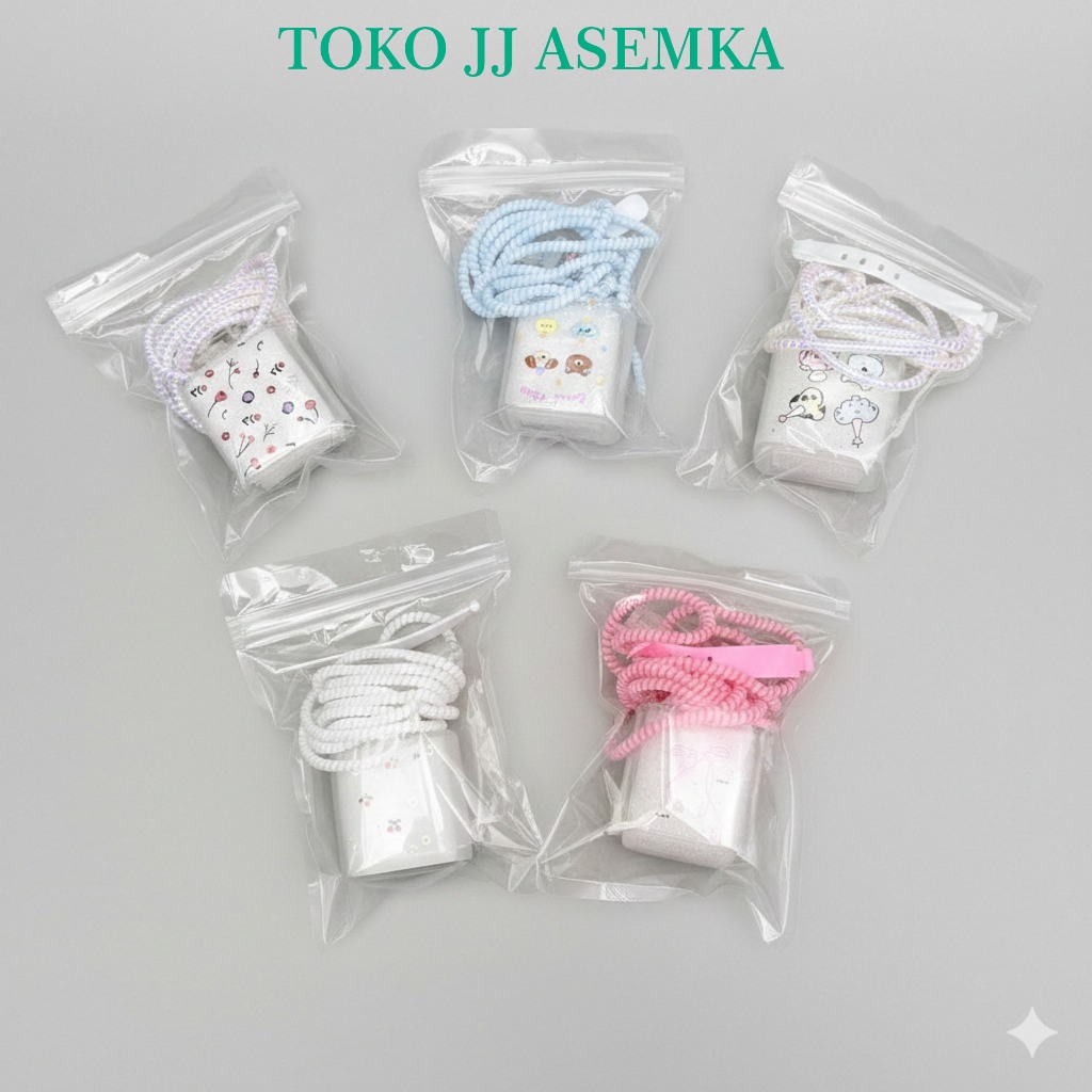 PELINDUNG CHARGER DAN KABEL HP IPHONE MN-2227 APPLE HARD CASE AKSESORIS HANDPHONE GROSIR COD PLASTIK