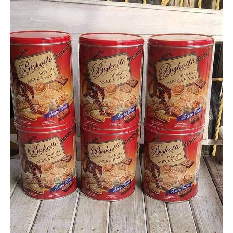 Biskuit Lebaran / Biskuit Biskotto Aneka Rasa / Biskotto Kaleng 600gr