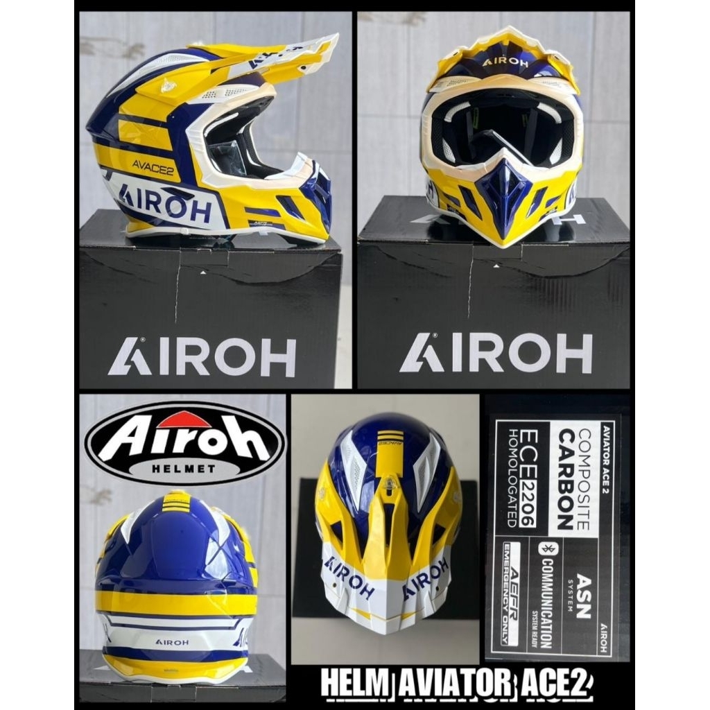 helm airoh aviator ace 2