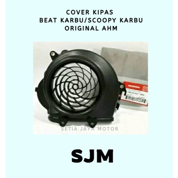 COVER KIPAS MAGNET || TUTUP KIPAS HONDA BEAT KARBU/SCOOPY KARBU KVY ORIGINAL AHM