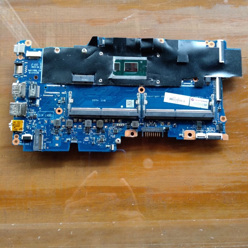 motherboard mati hp Probook 430 g7 core i5 gen 10 belum servis