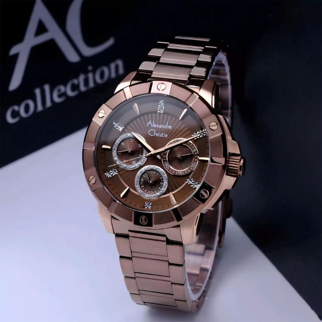 Jam Tangan Wanita Alexandre Christie 6609BF AC6609 AC 6609 BF 6609 BFBROBO2 Original Garansi Resmi