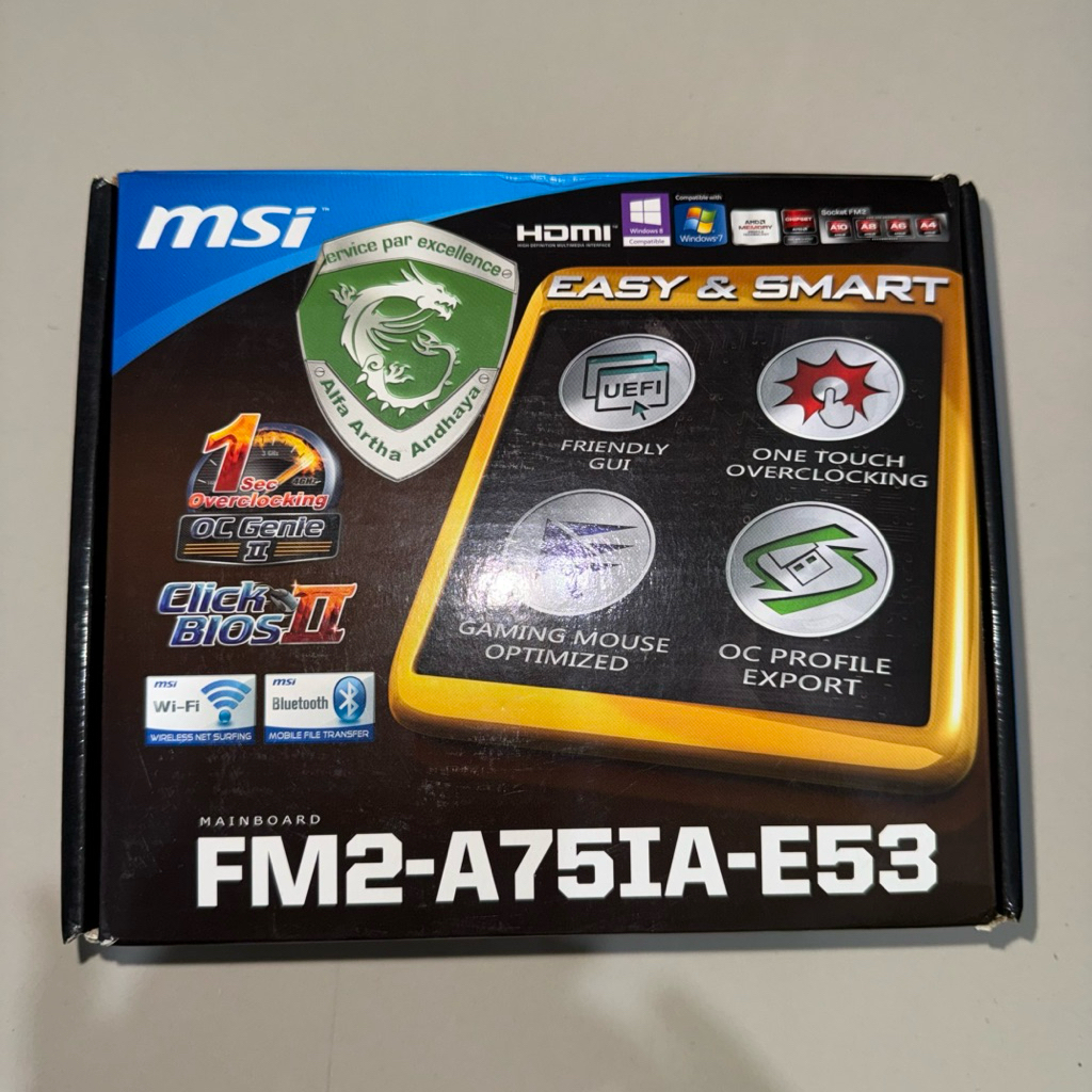 MSI FM2-A75IA-E53 AMD FM2 Chipset A75 AMD APU motherboard MSI FM2 A75IA E53 FM2 A75 motherboard amd 