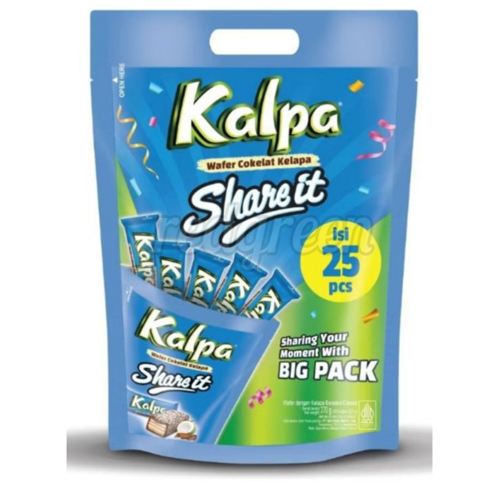 wafer cokelat kalpa share it coklat kelapa wafer kalpa isi 25pc share it 25pcx x9gr share it
