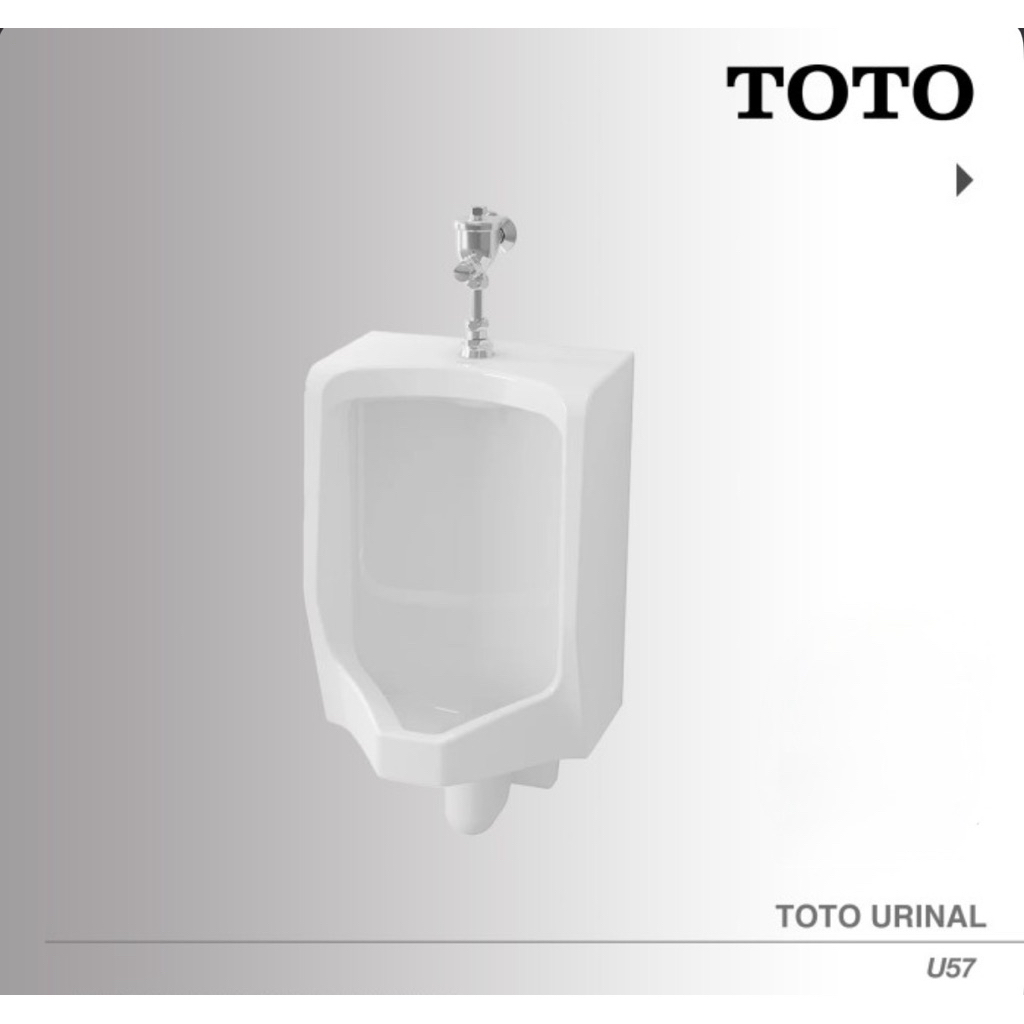 URINOIR TOTO U57 KOMPLIT|URINOIR PRIA TOTO SATU SET SIAP PASANG