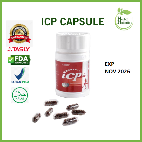 ICP CAPSULE - OBAT HERBAL JANTUNG STROKE HIPERTENSI 100% ORIGINAL ISI 30 KAPSUL - TASLY DANSHEN PLUS