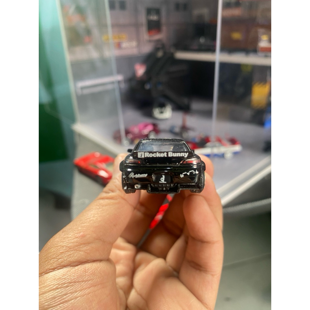 Mini gt silvia rocket bunny hitam