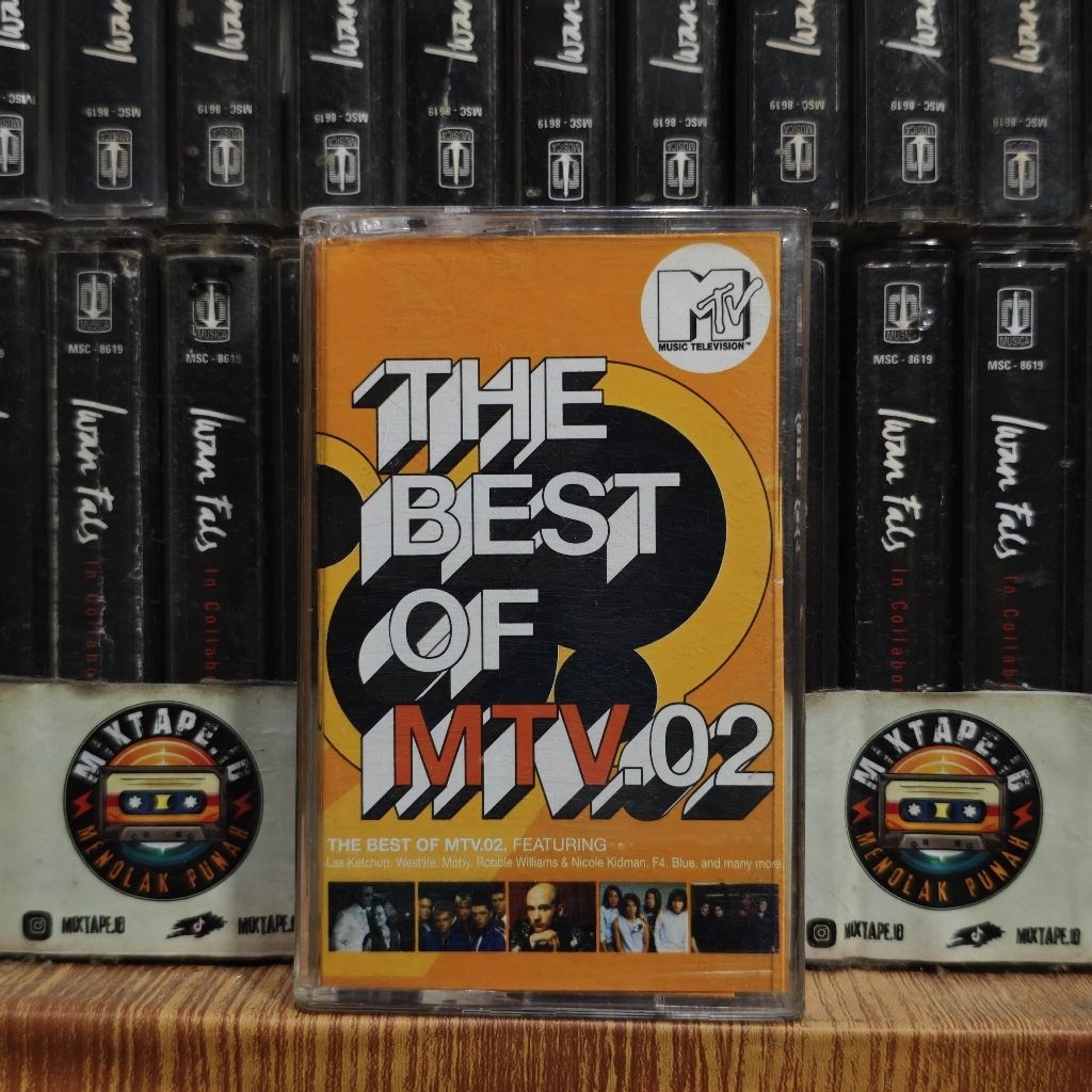 Kaset - The Best Of MTV.02 - Kompilasi Barat - Las Ketchup, Westlife, Moby, Robbie Williams & Nicole