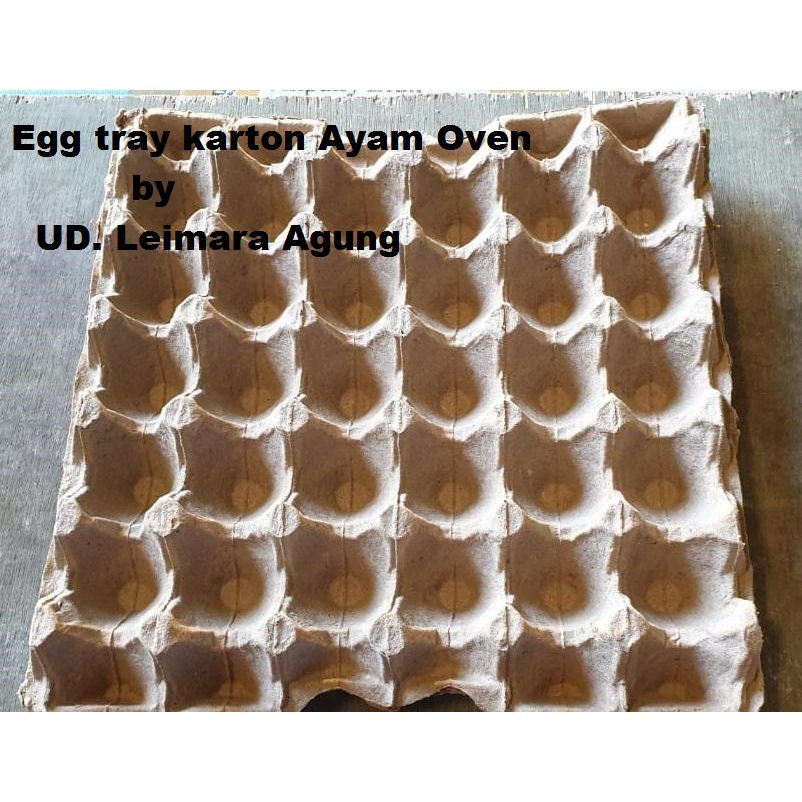 Paket 400 bal Egg tray karton ayam OVEN / Tray telur ayam Oven