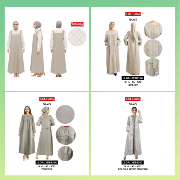 Cressida Gamis Dress atasan wanita terbaru