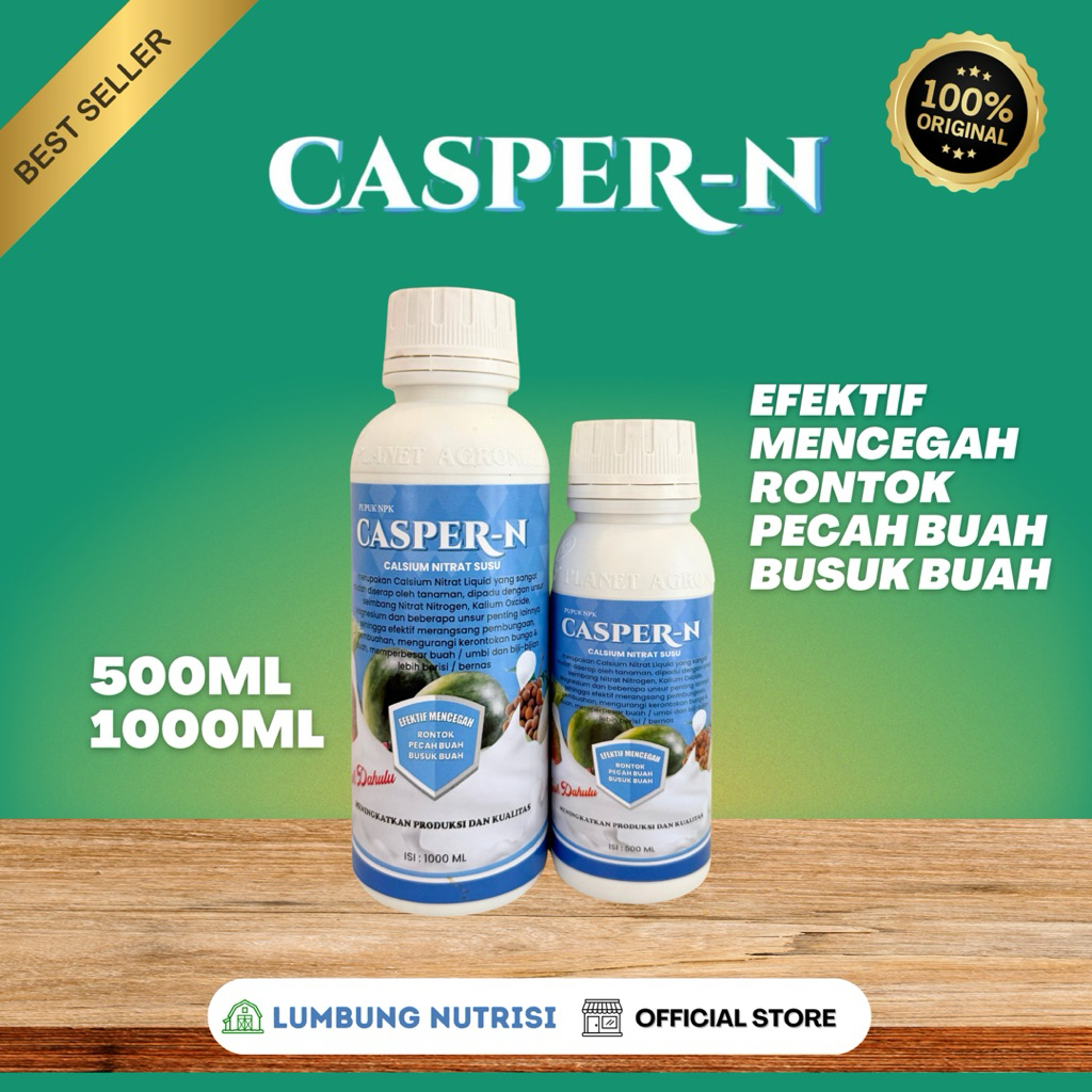 TERMURAH!! PUPUK NPK CASPER-N CALSIUM NITRAT SUSU 500ml & 1000ml