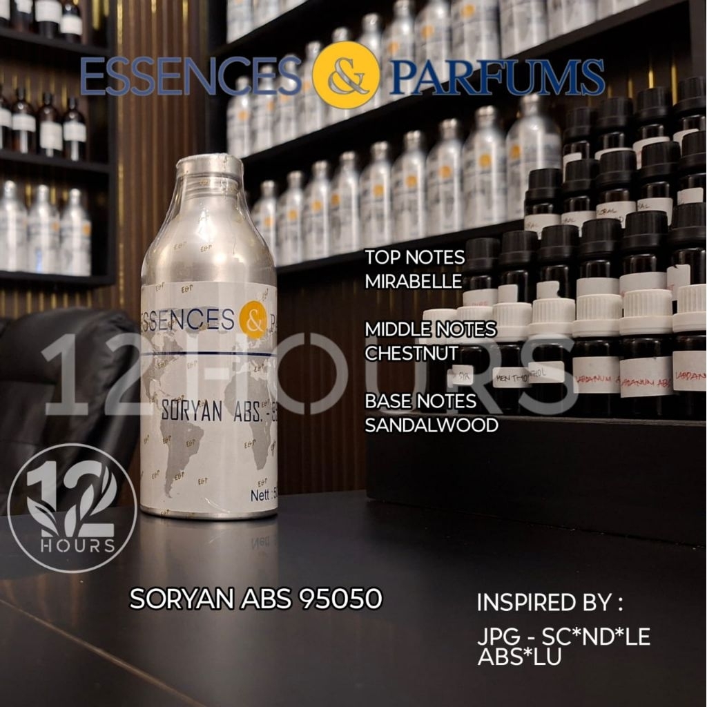 Bibit parfum Murni Essences&parfum " SORYAN ABS " grade A  repack  50gr dan 100gr