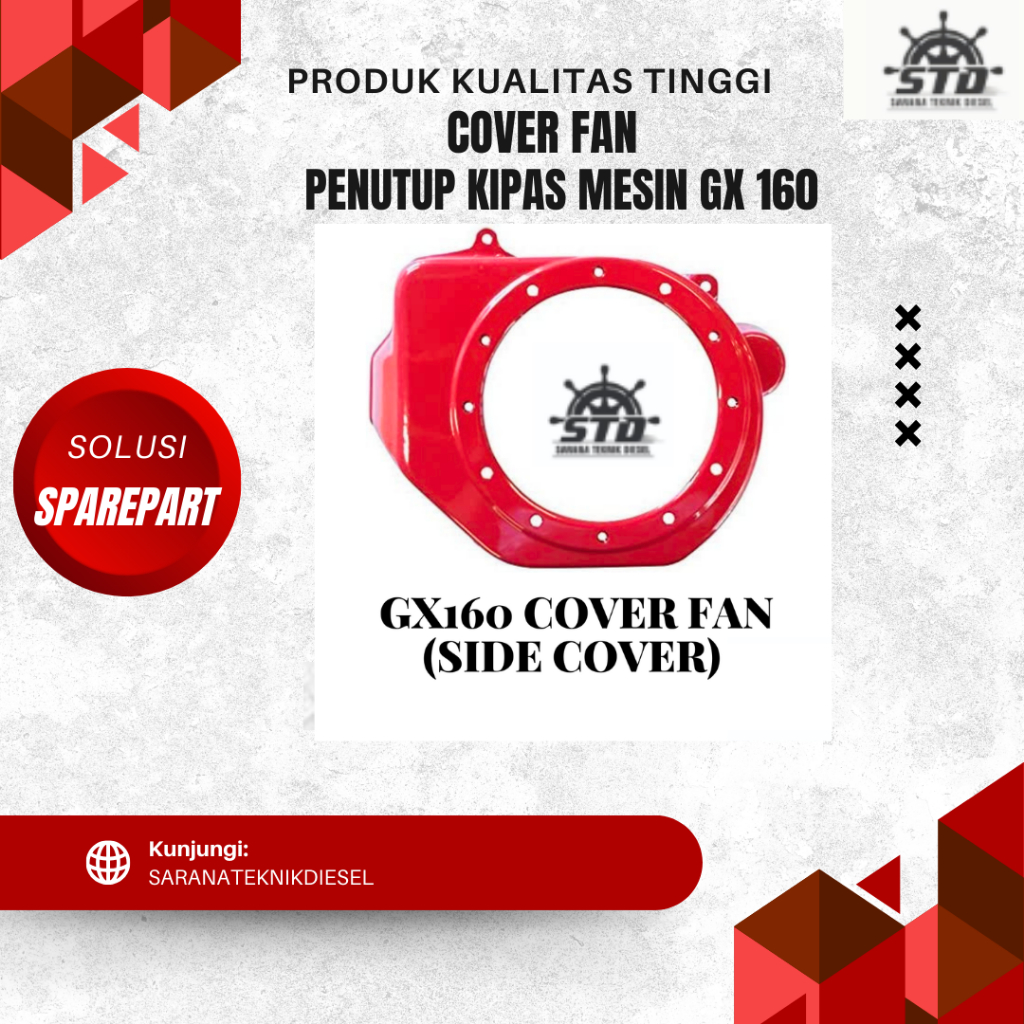 FAN COVER GX 160/TUTUP KIPAS GX 160/COVER MESIN GX 160 / GX160 COVER FAN KAP TUTUP KIPAS MESIN PENGG