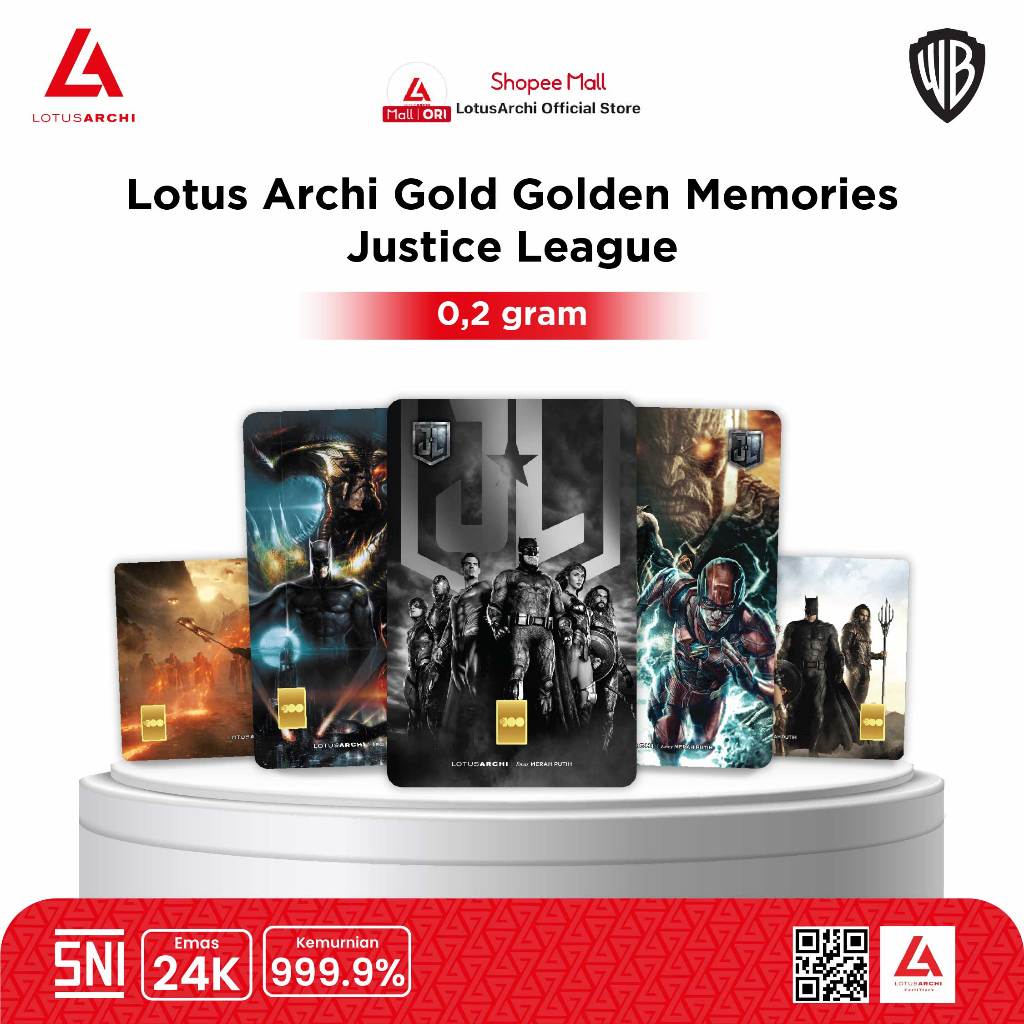 Lotus Archi Gold Golden Memories -  Justice League 0.2 gr