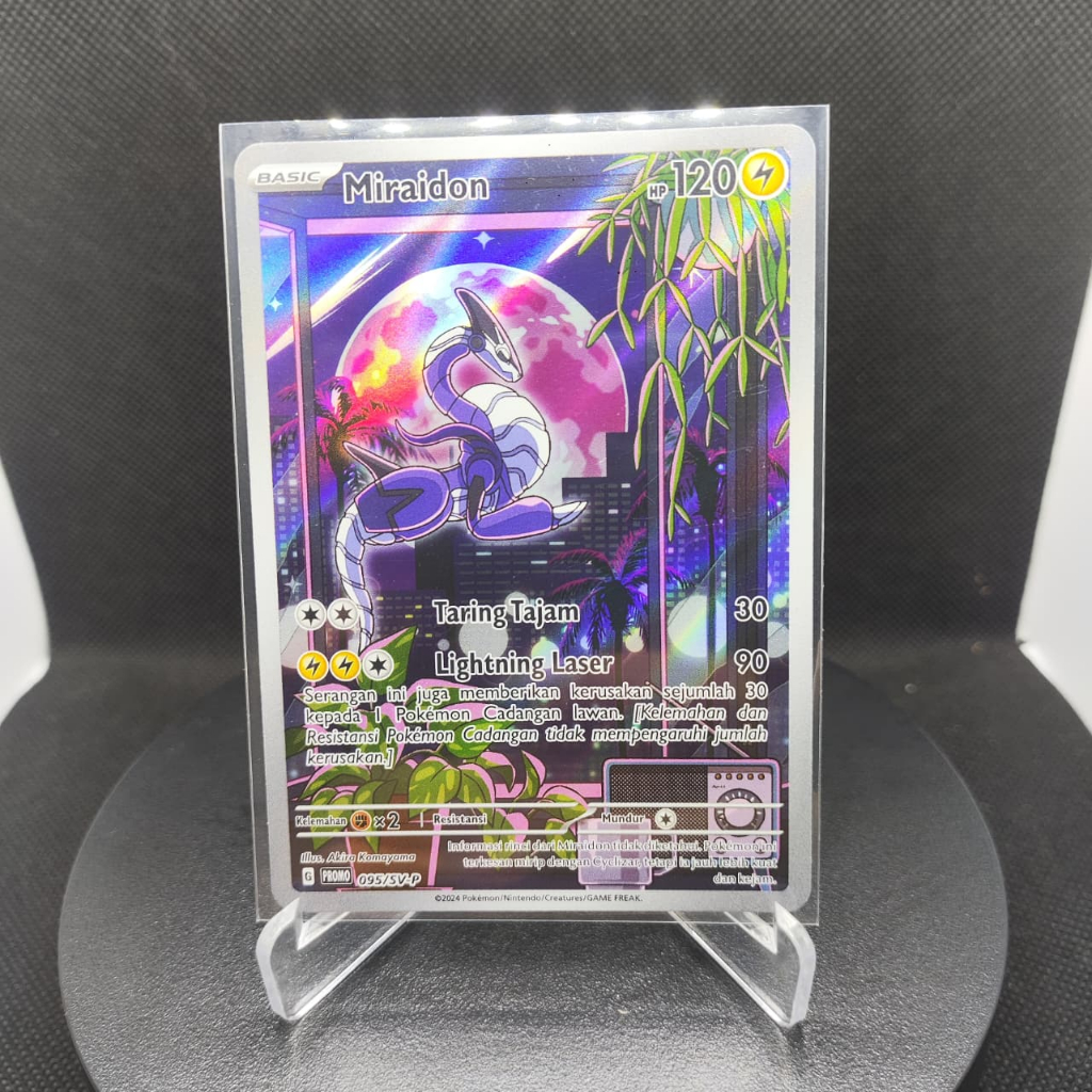Card Game POKEMON indo Miraidon 095/SV-P