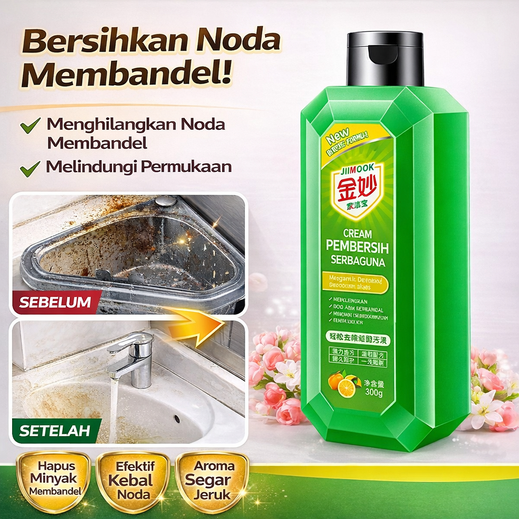 Multifungsi & Aman Tangan/Dapur  Pembersih Kamar Mandi, Keramik, Lantai & Sepatu Putih | Pembersih M