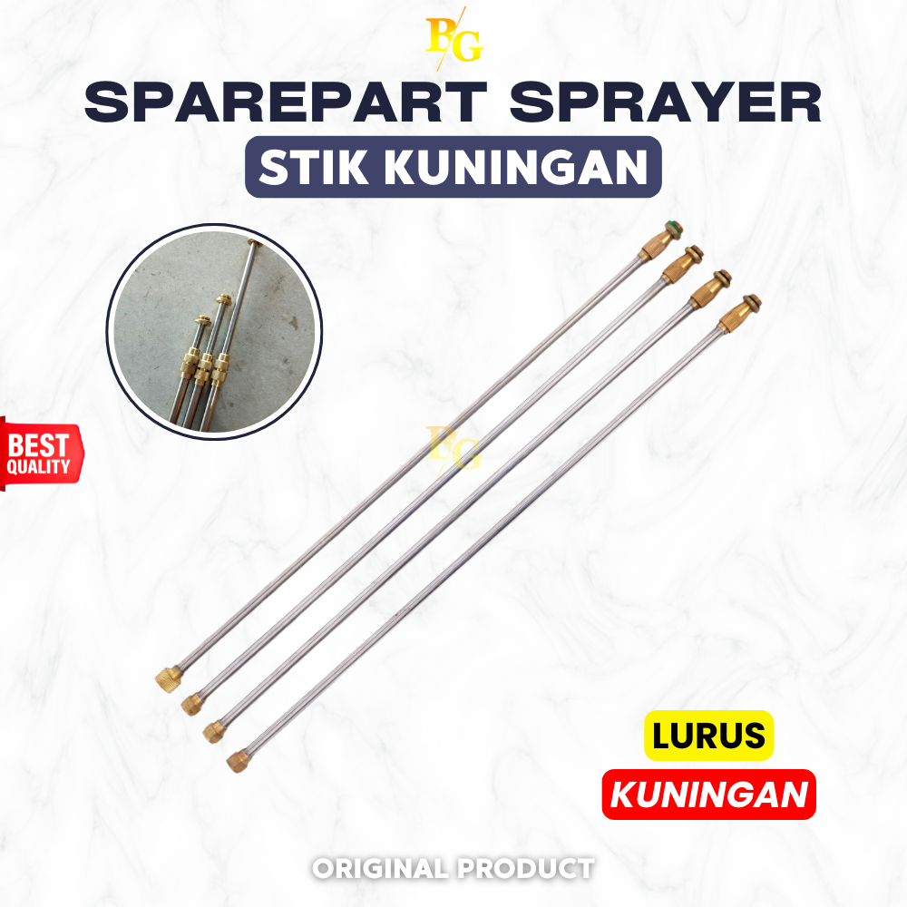 Stik Kuningan Lurus Sprayer | Stik Panjang Sprayer Elektrik