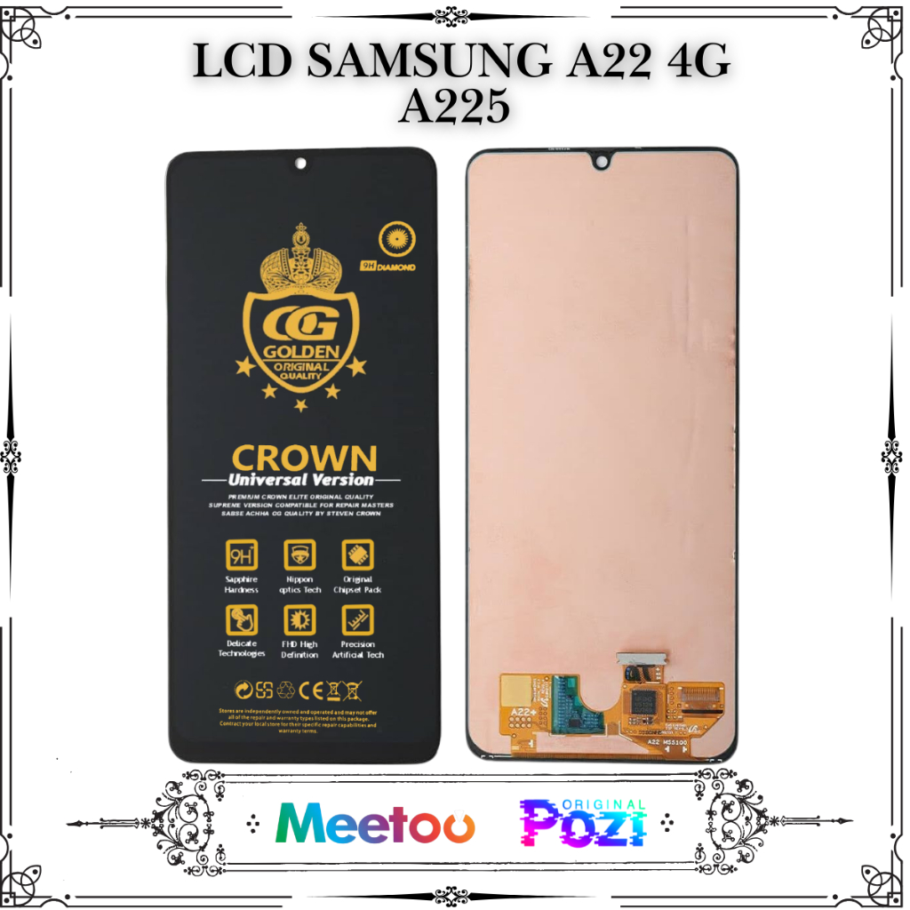 LCD SAMSUNG A22 4G / (SAMSUNG GALAXY A22 4G) / A225 4G TOUCHSCREEN FULLSET COMPLETE ORIGINAL