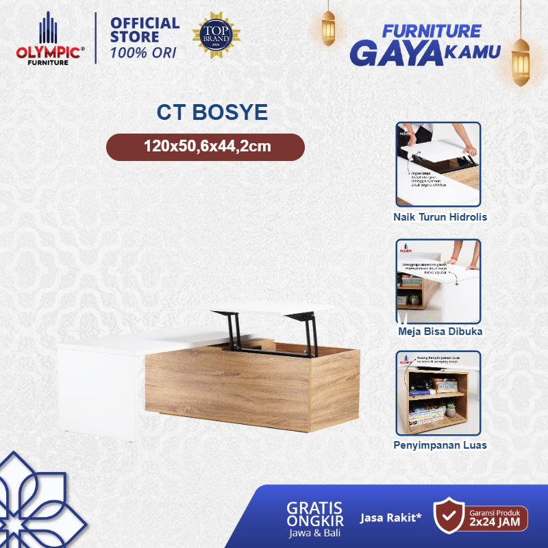 Olympic Coffee Table / Meja Kopi / Meja Tamu Minimalis / CT BOSYE