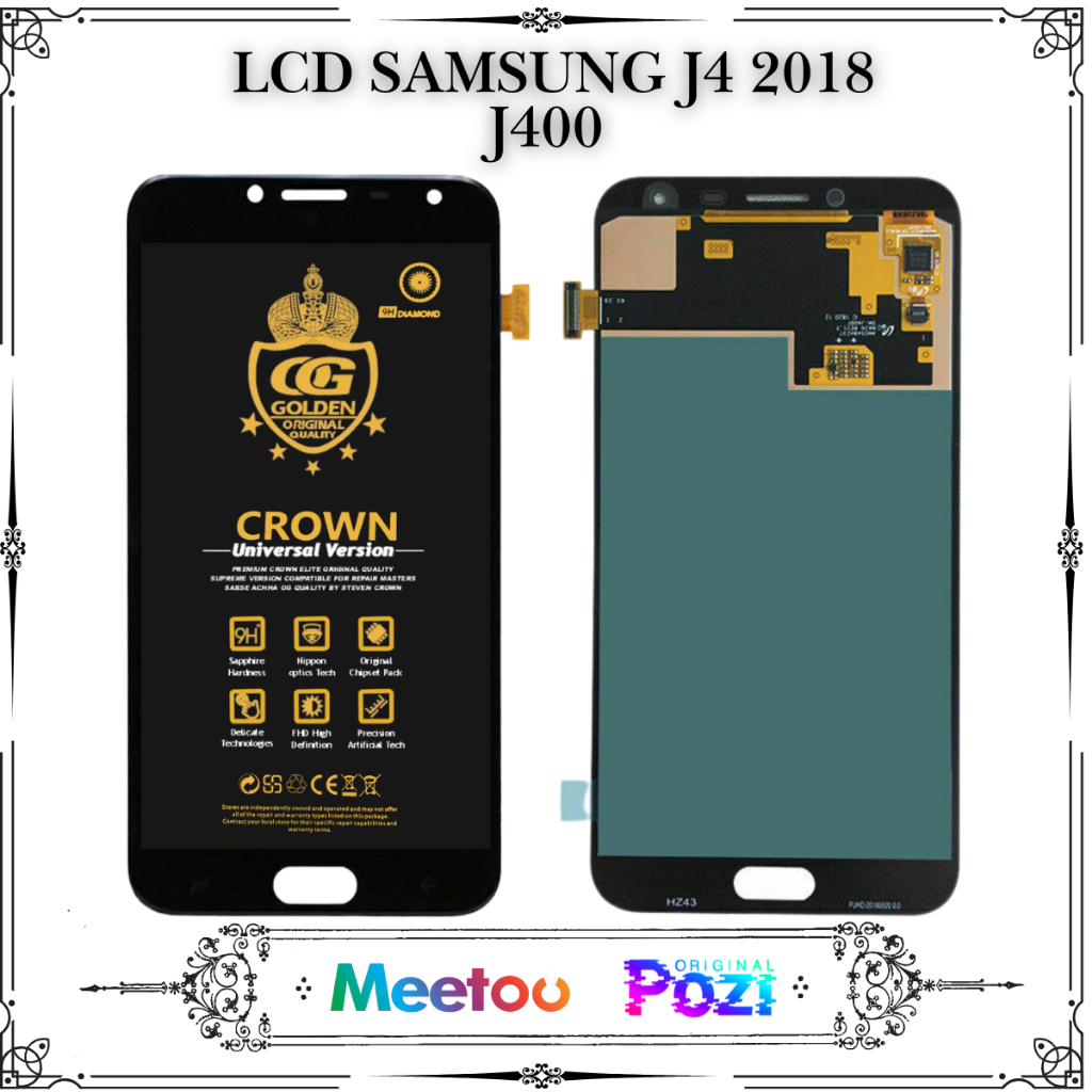 LCD SAMSUNG J4 2018 / J400 / (SAMSUNG GALAXY J4) TOUCHSCREEN FULLSET COMPLETE ORIGINAL