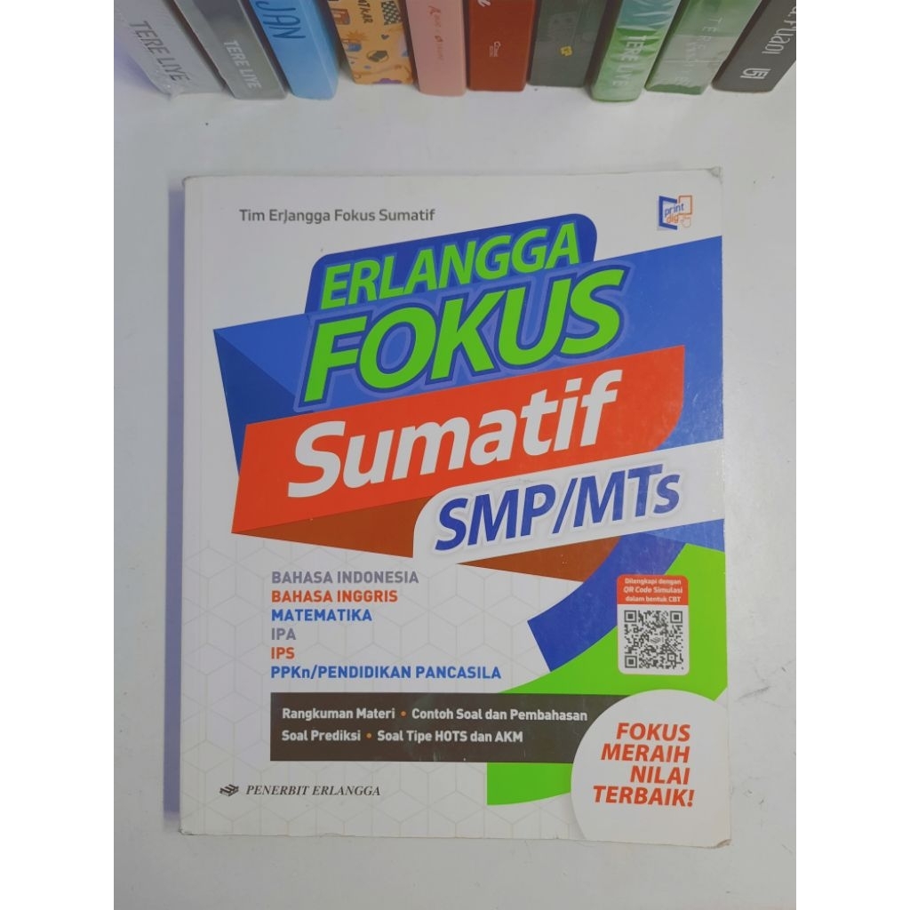 Preloved Buku Erlangga FOKUS Sumatif SMP Original