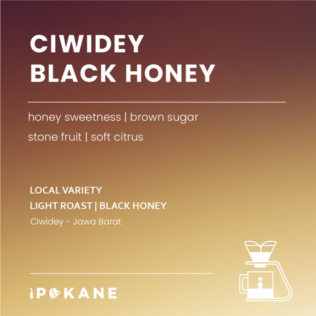 KOPI ARABIKA - CIWIDEY BLACK HONEY - ROASTED BEANS