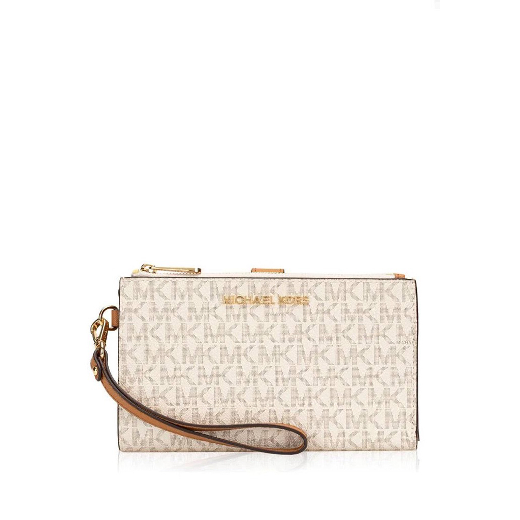 MK Double Zip Wallet