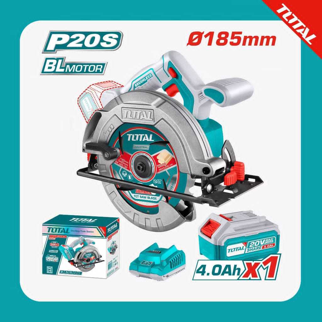 TOTAL TOOLS Cordless Circular Saw TSLI18511