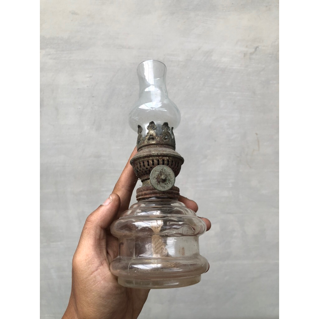Lampu teplok jadul antik