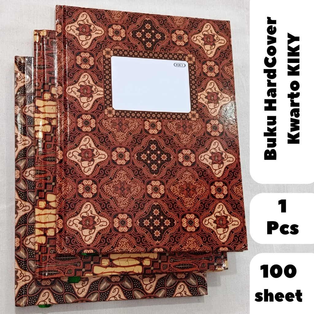 buku hardcover kwarto 100 lembar