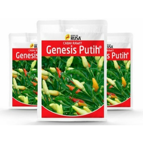 Biji 25 Benih Cabe Rawit GENESIS PUTIH