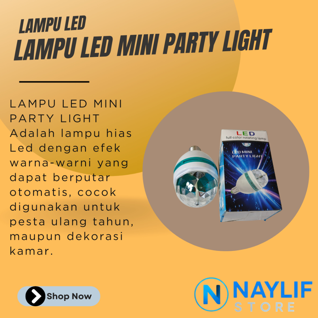 LAMPU LED DISCO MINI PARTY LIGHT