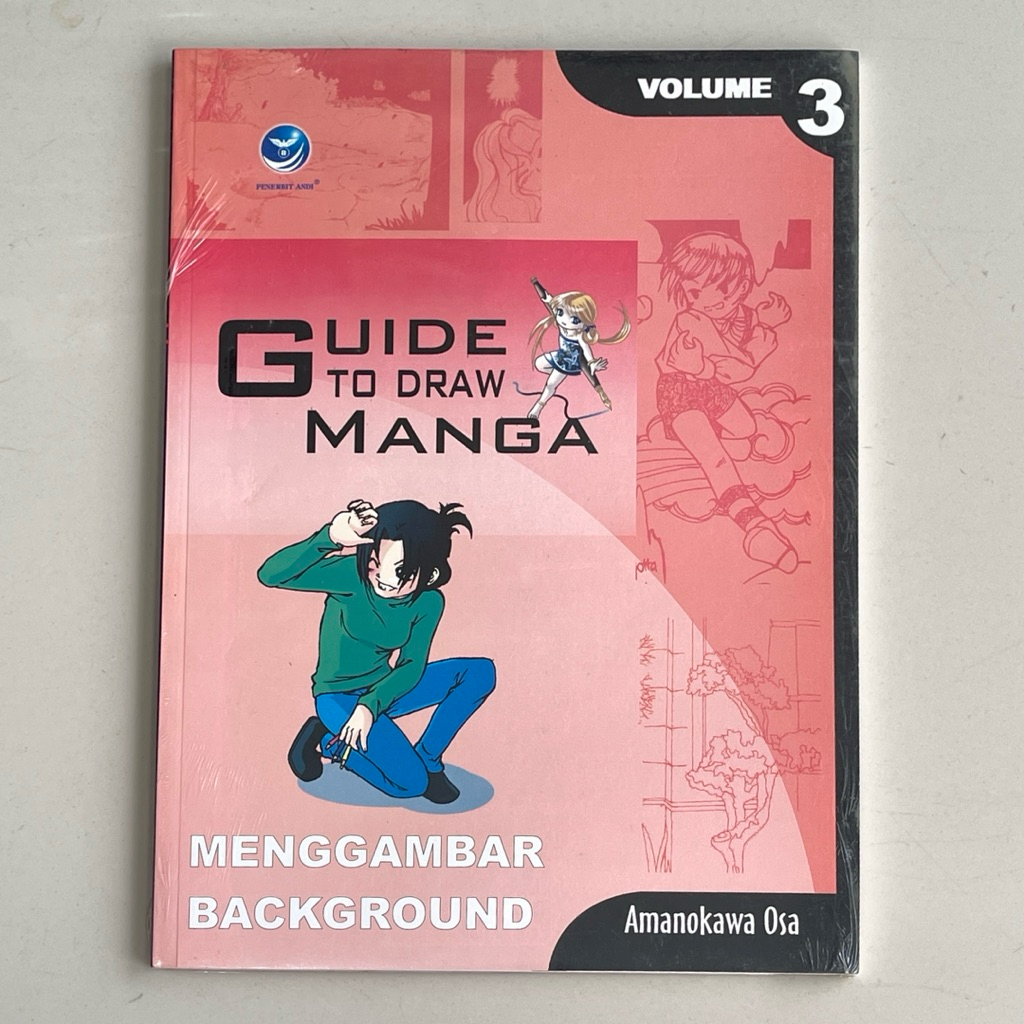 Buku GUIDE TO DRAW MANGA Volume 3 MENGGAMBAR BACKGROUND oleh AMANOKAWA OSA