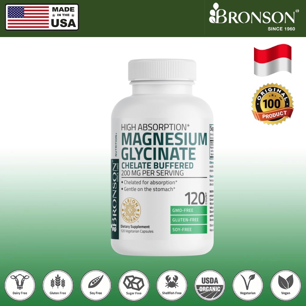 BRONSON - Magnesium Glycinate 200MG