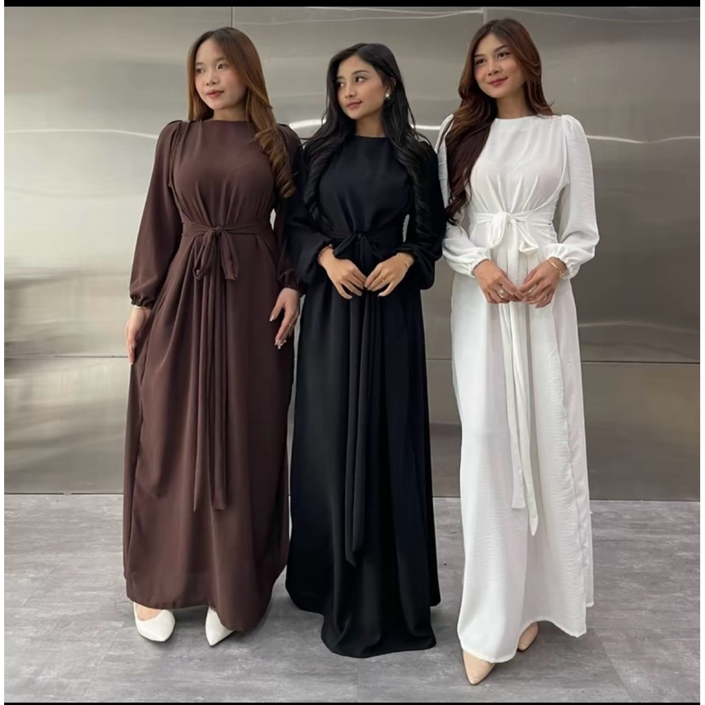 dress sora || dress panjang wanita || hijab dress || dress kekinian