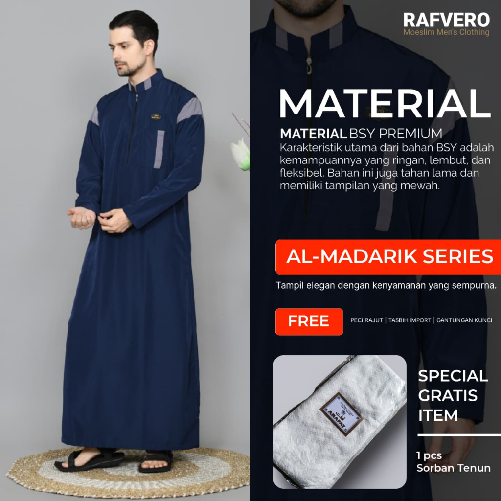 Gamis Pria Madarik Original Rafvero
