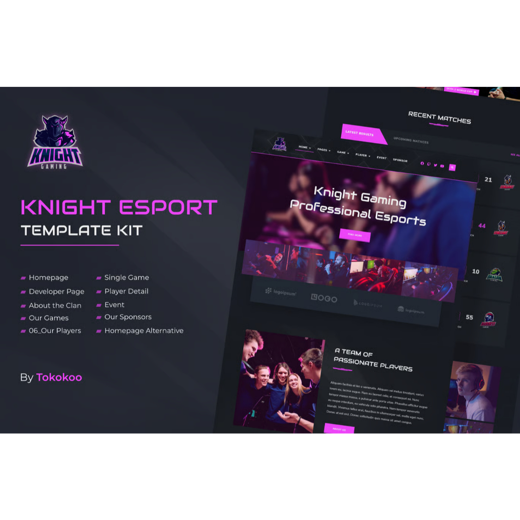 Paket 25+ Template Website Elementor Game Premium
