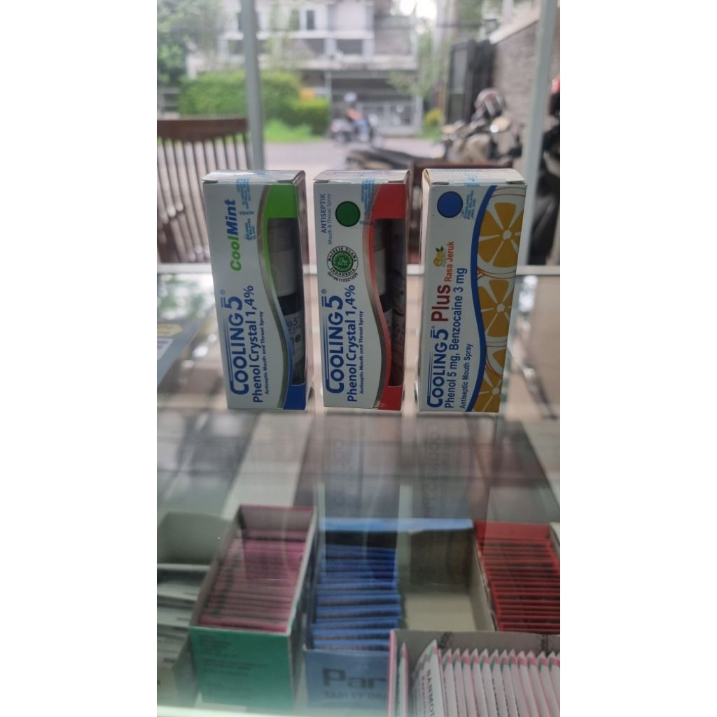 Cooling 5 Mouth Spray / Cooling 5 Plus Orange / Cooling 5 Cool Mint / Cooling 5 Cherry