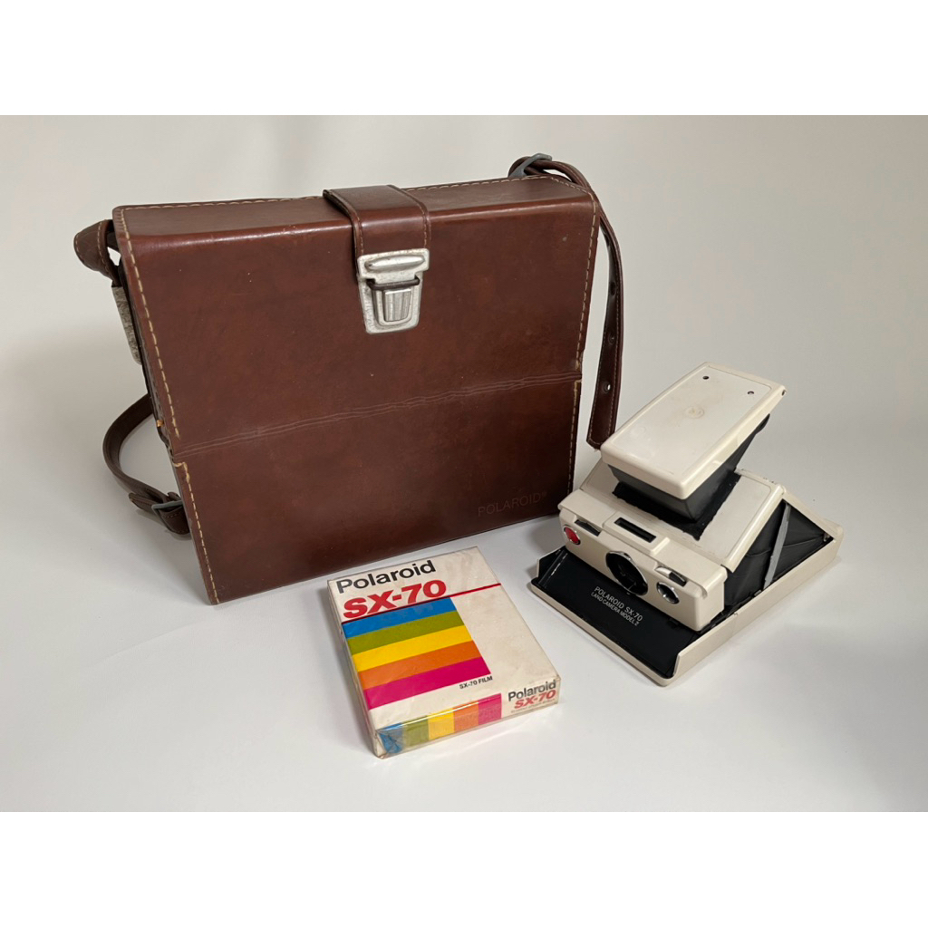 Tas Vintage Polaroid SX 70 Tas Kamera Kulit Tas Retro Unisex