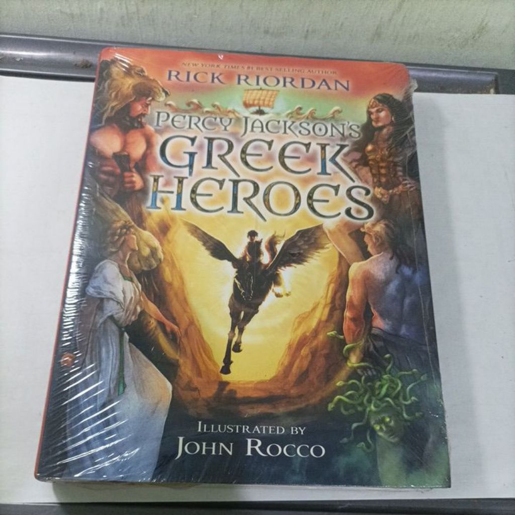 buku import Hard cover Percy Jackson Greek Heroes(Rick Riordan)