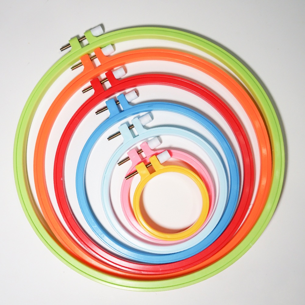 MADEBYBULAT - MIDANGAN HOOP PLASTIK SULAM / PEMBIDANG TATAKAN SULAM