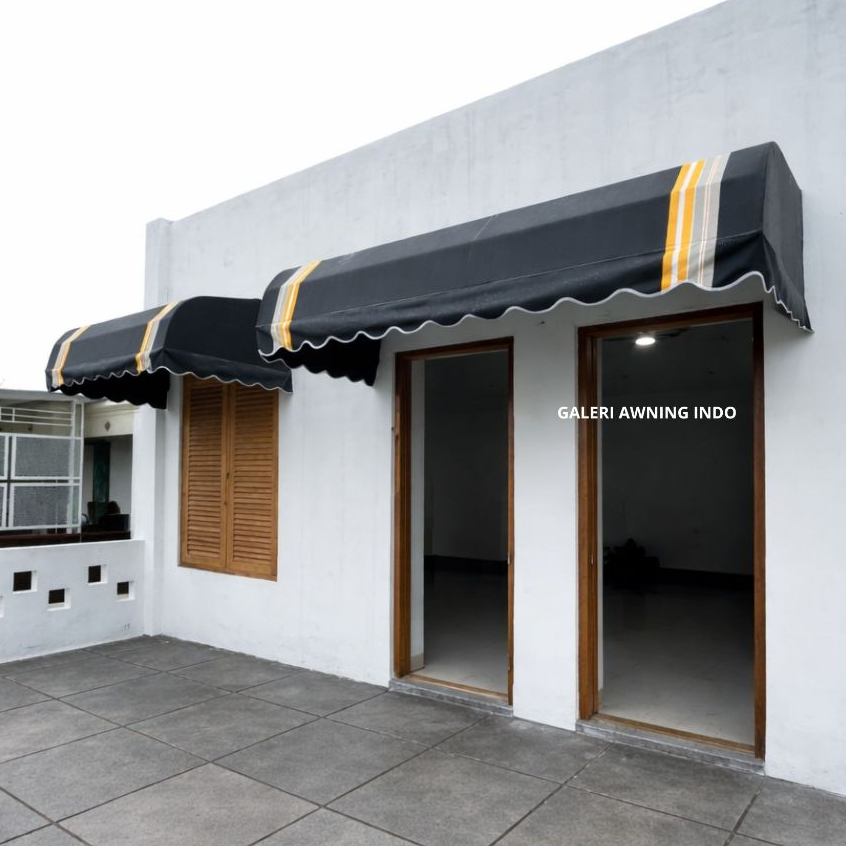 Bikin Toko Lebih Menarik dengan Kanopi Awning bisa costum warna harga menyesuaikan