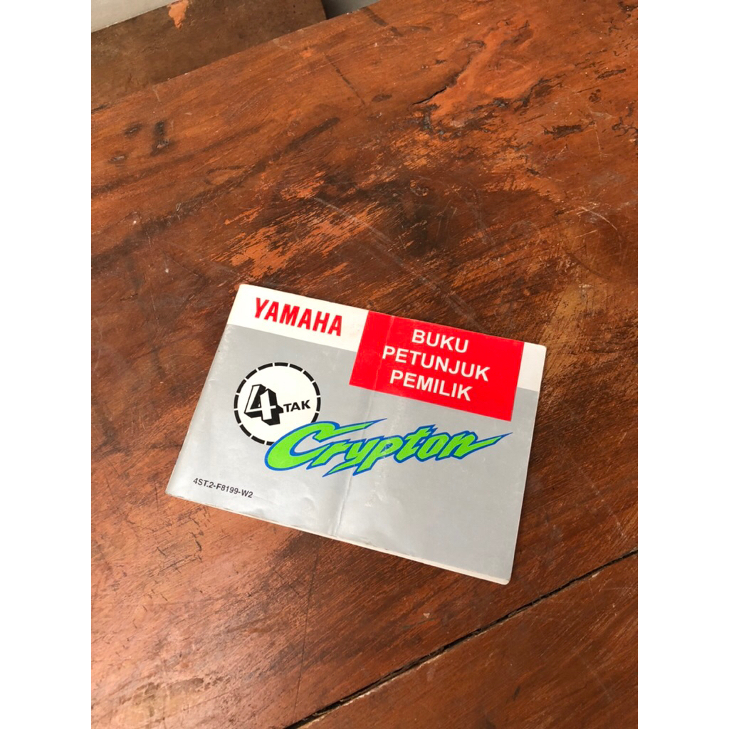 Buku petunjuk pemilik Yamaha crypton