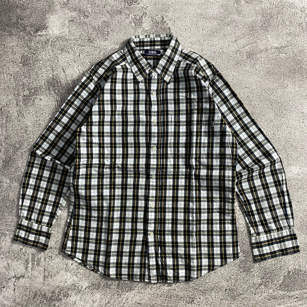 PLAID LONG SHIRT EDWIN