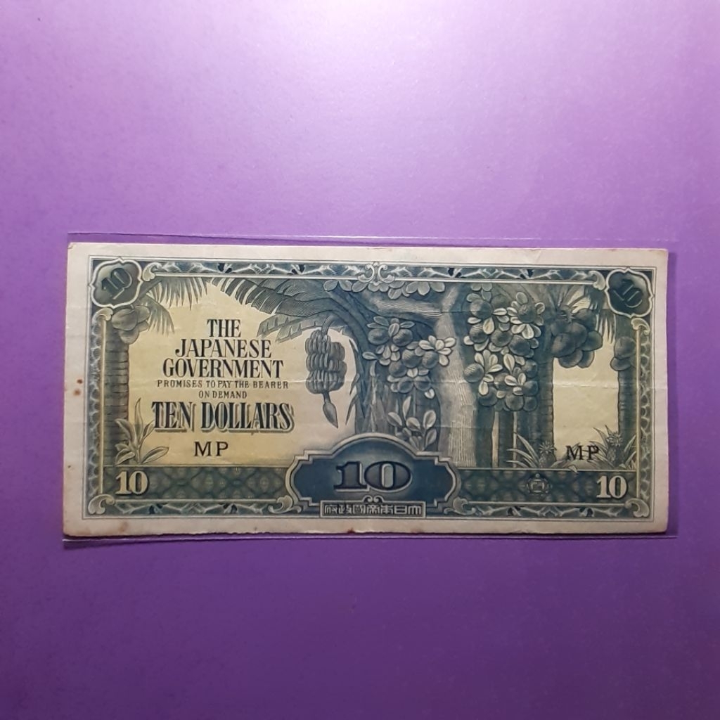 Uang kuno 10 dollar government